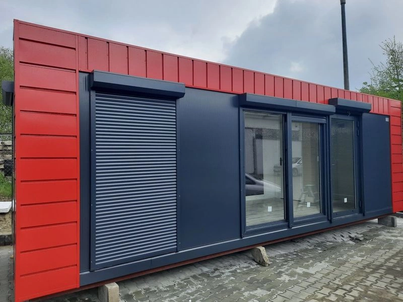 Fassade Feuerrot